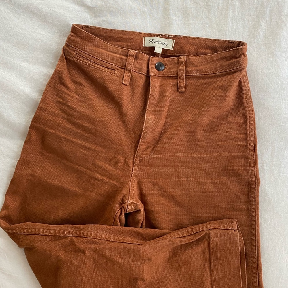 Emmett Wide Leg Crop Pants Warm Coffee